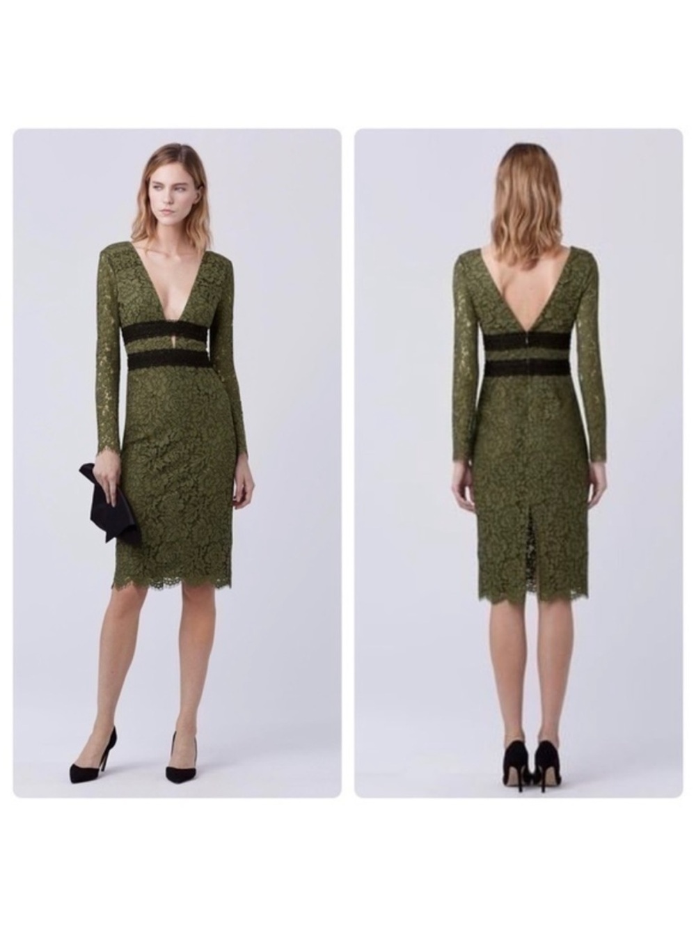 DVF viera lace dress